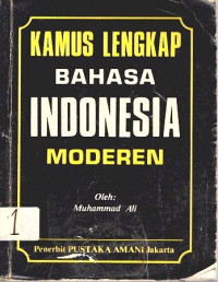 Kamus Lengkap Bahasa Indonesia Modern